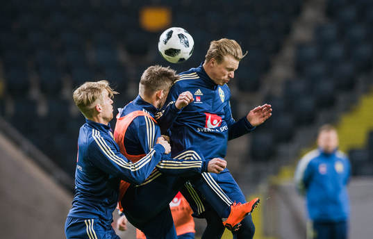 Sveriges Filip Helander, Christoffer Nyman och Oscar