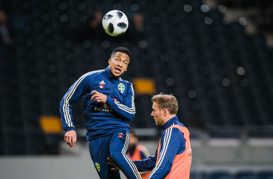 Sveriges Martin Olsson och Ola Toivonen