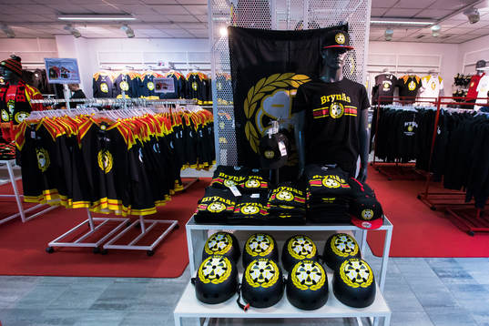 Brynäs souvenirer innan kvartsfinal 2 i SM-slutspelet i