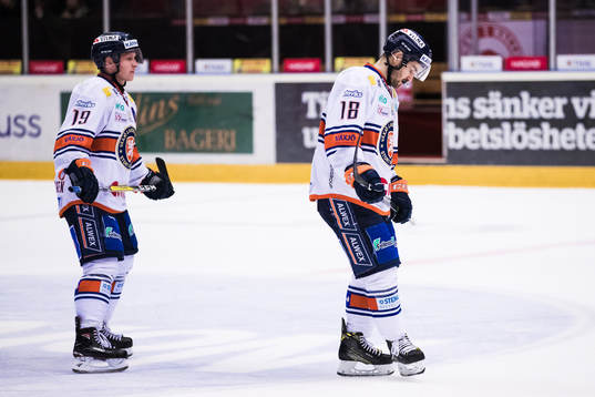 Växjös Andrew Calof och Tuomas Kiiskinen deppar