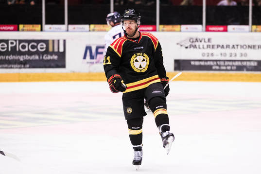 Brynäs Kevin Clark jublar