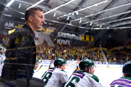 Färjestads tränare Johan Pennerborn
