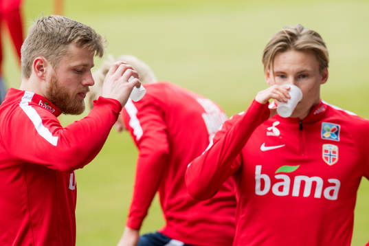 Fredrik Midtsjø and Jonas Svensson of Norway
