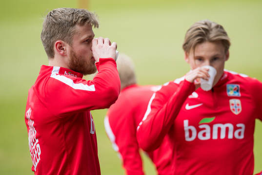 Fredrik Midtsjø and Jonas Svensson of Norway