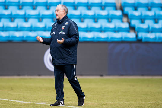 Lars Lagerbäck, head coach of Norway