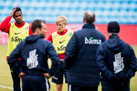 Ola Kamara and Birger Meling of Norway
