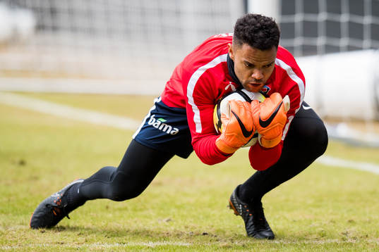 Goalkeeper Sten Grytebust of Norway