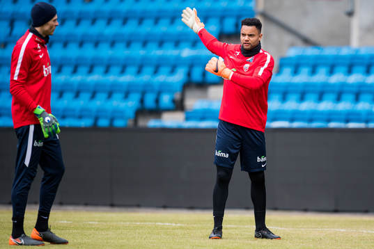 Goalkeeper Rune Almenning Jarstein and goalkeeper Sten