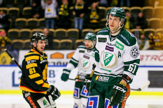 Färjestads Johan Ryno deppar och Skellefteås Fredrik
