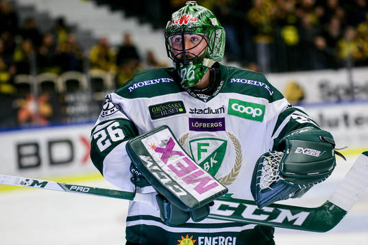 Färjestads målvakt Stefan Steen