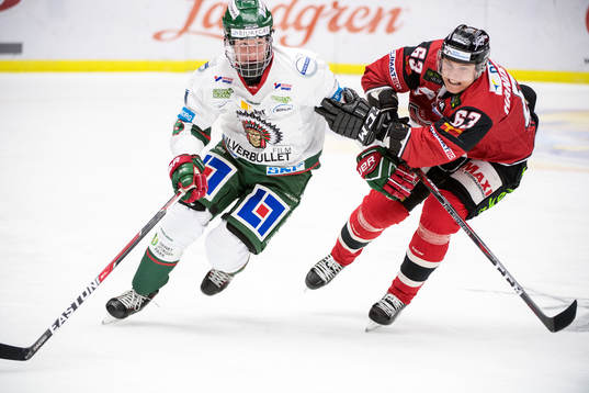 Frölundas Rasmus Dahlin och Malmö Redhawks Fredrik
