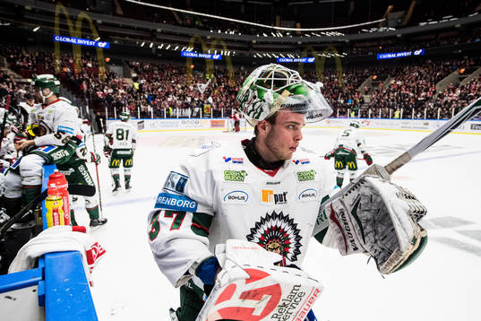 Frölundas målvakt Johan Gustafsson