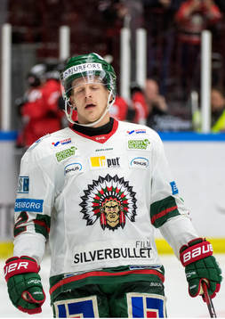 Frölundas Max Friberg deppar