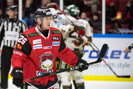 Malmö Redhawks Axel Wemmenborn deppar