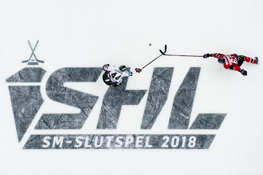 Frölundas Pontus Widerström och Malmö Redhawks Fredrik