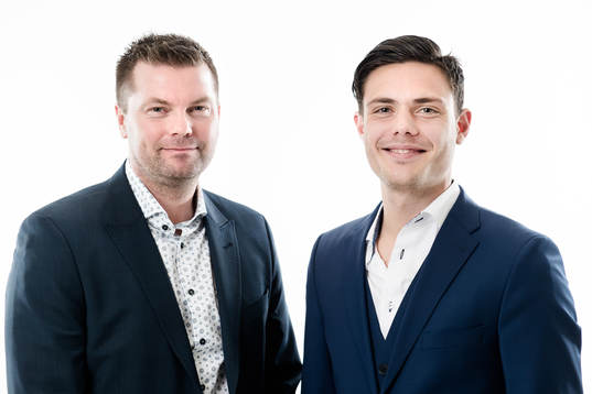 Jens Gustafsson, Tränare och David Moberg Karlsson,