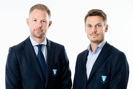 Magnus Pehrsson, Tränare, och Markus Rosenberg, Malmö FF