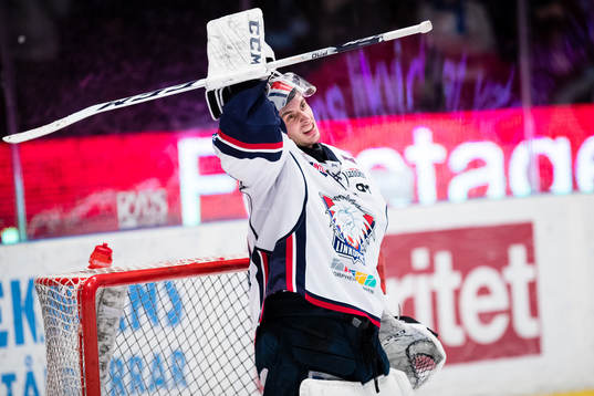 Linköpings målvakt Jacob Johansson