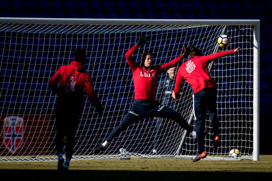 Goalkeeper Ørjan Håskjold Nyland of Norway