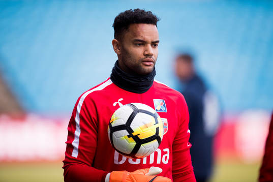 Goalkeeper Sten Grytebust of Norway