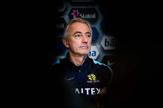 Bert van Marwijk, head coach of Australia