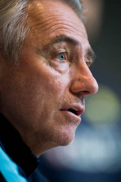Bert van Marwijk, head coach of Australia