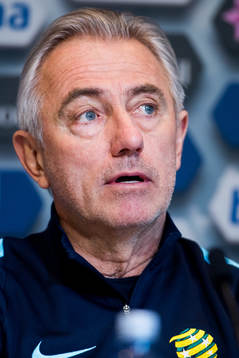 Bert van Marwijk, head coach of Australia