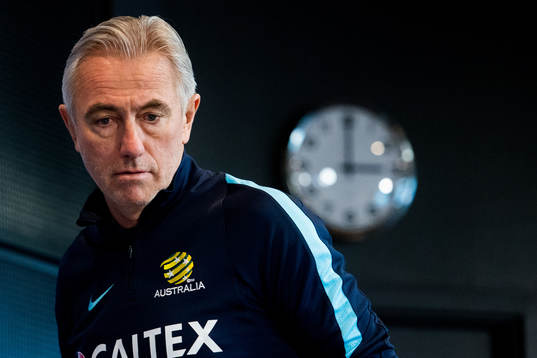 Bert van Marwijk, head coach of Australia