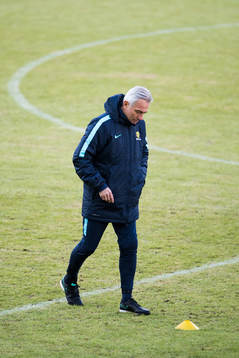 Bert van Marwijk, head coach of Australia