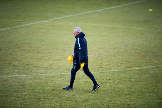Bert van Marwijk, head coach of Australia