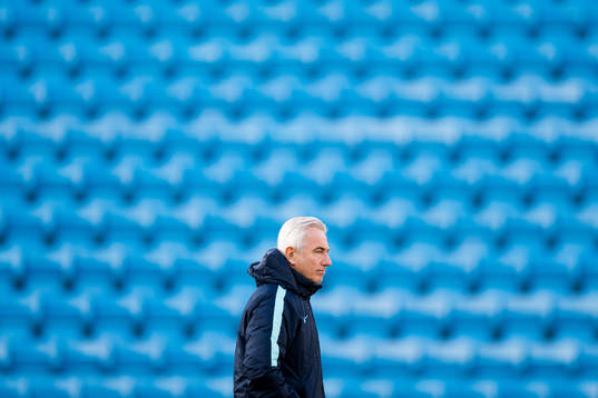 Bert van Marwijk, head coach of Australia