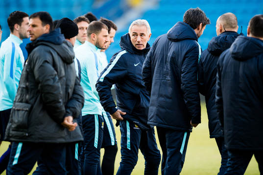Bert van Marwijk, head coach of Australia