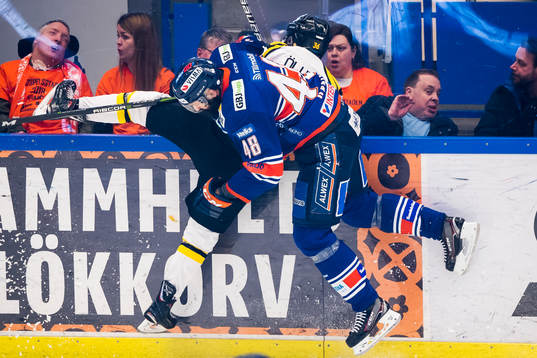 Växjös Daniel Rahimi och Brynäs Linus Ölund