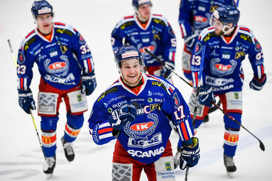 Bläddra bland fler bilder av ishockey, Hockeyallsvenskan, kval, Oskarshamn - Leksand