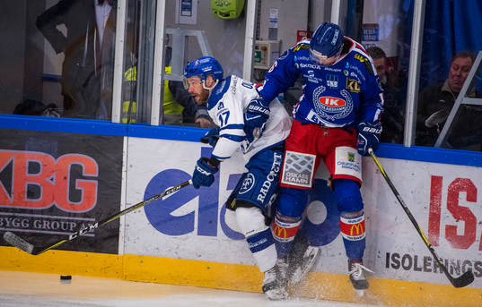 Oskarshamns Arsi Piispanen och Leksands Jesper Ollas
