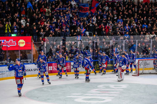 Oskarshamnspelarna jublar