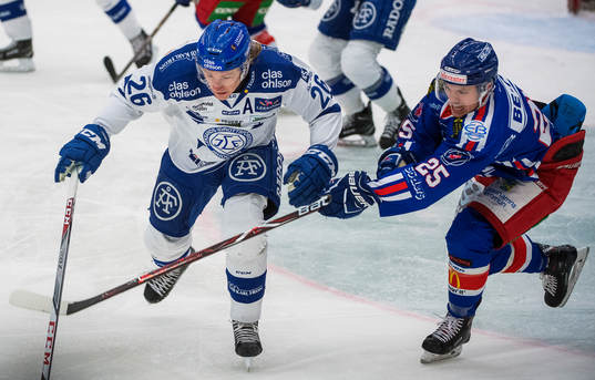 Oskarshamns Lucas Elvenes och Leksands Patrik Norén
