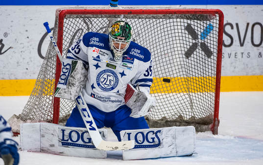 Leksands målvakt Robin Rahm