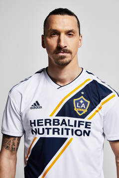 På denna handoutbild från Los Angeles Galaxy ses Zlatan