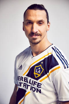 På denna handoutbild från Los Angeles Galaxy ses Zlatan