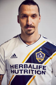 På denna handoutbild från Los Angeles Galaxy ses Zlatan