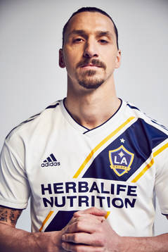 På denna handoutbild från Los Angeles Galaxy ses Zlatan