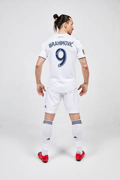På denna handoutbild från Los Angeles Galaxy ses Zlatan
