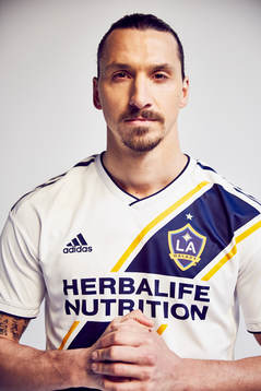På denna handoutbild från Los Angeles Galaxy ses Zlatan