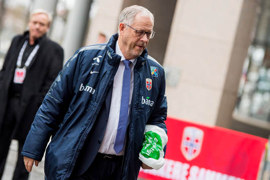 Lars Lagerbäck, head coach of Norway