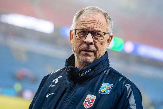 Lars Lagerbäck, head coach of Norway