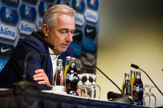 Bert van Marwijk, head coach of Australia