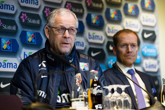 Lars Lagerbäck, head coach of Norway