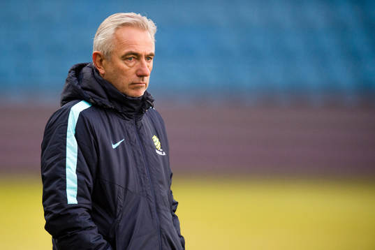 Bert van Marwijk, head coach of Australia