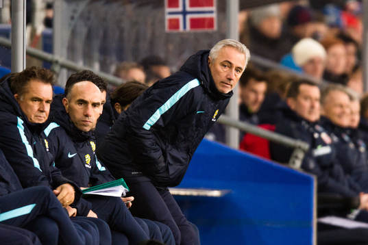 Bert van Marwijk, head coach of Australia